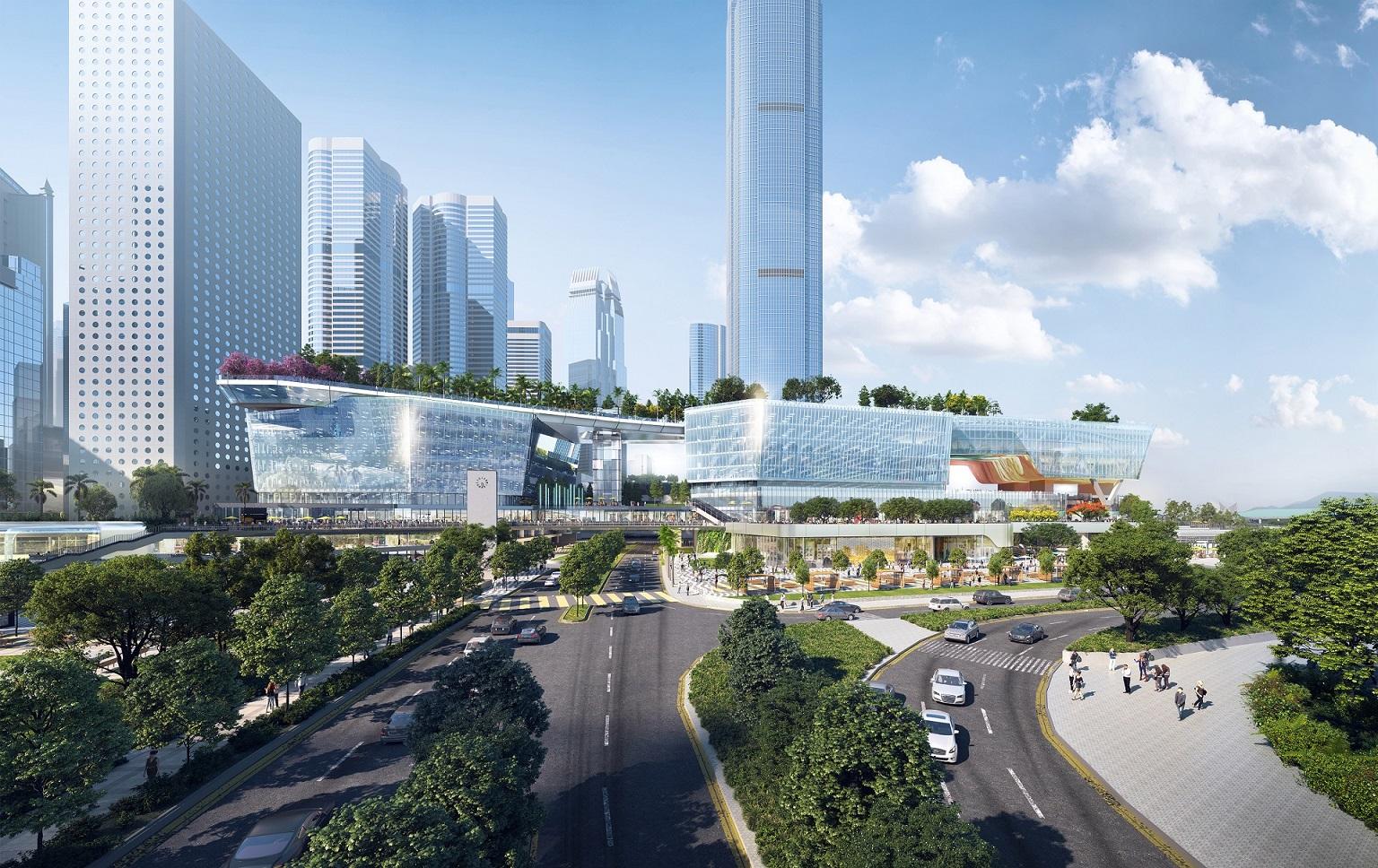 中環新海濱構想圖