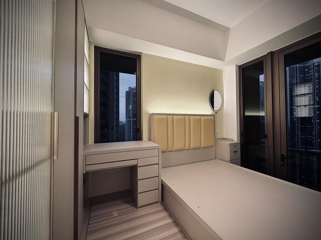 主人房延續了輕奢華風格