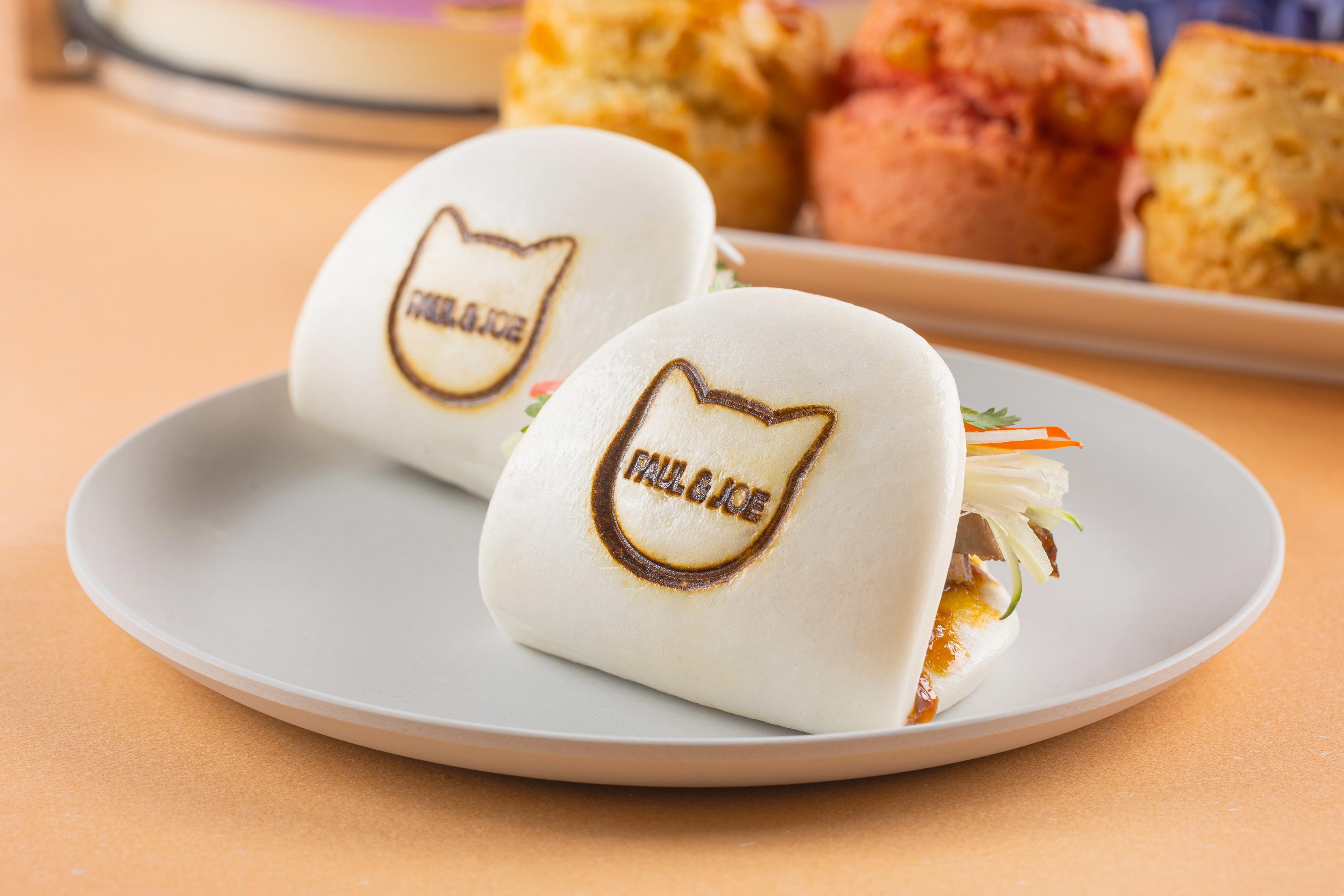 香酥填鴨刈包有貓貓圖案