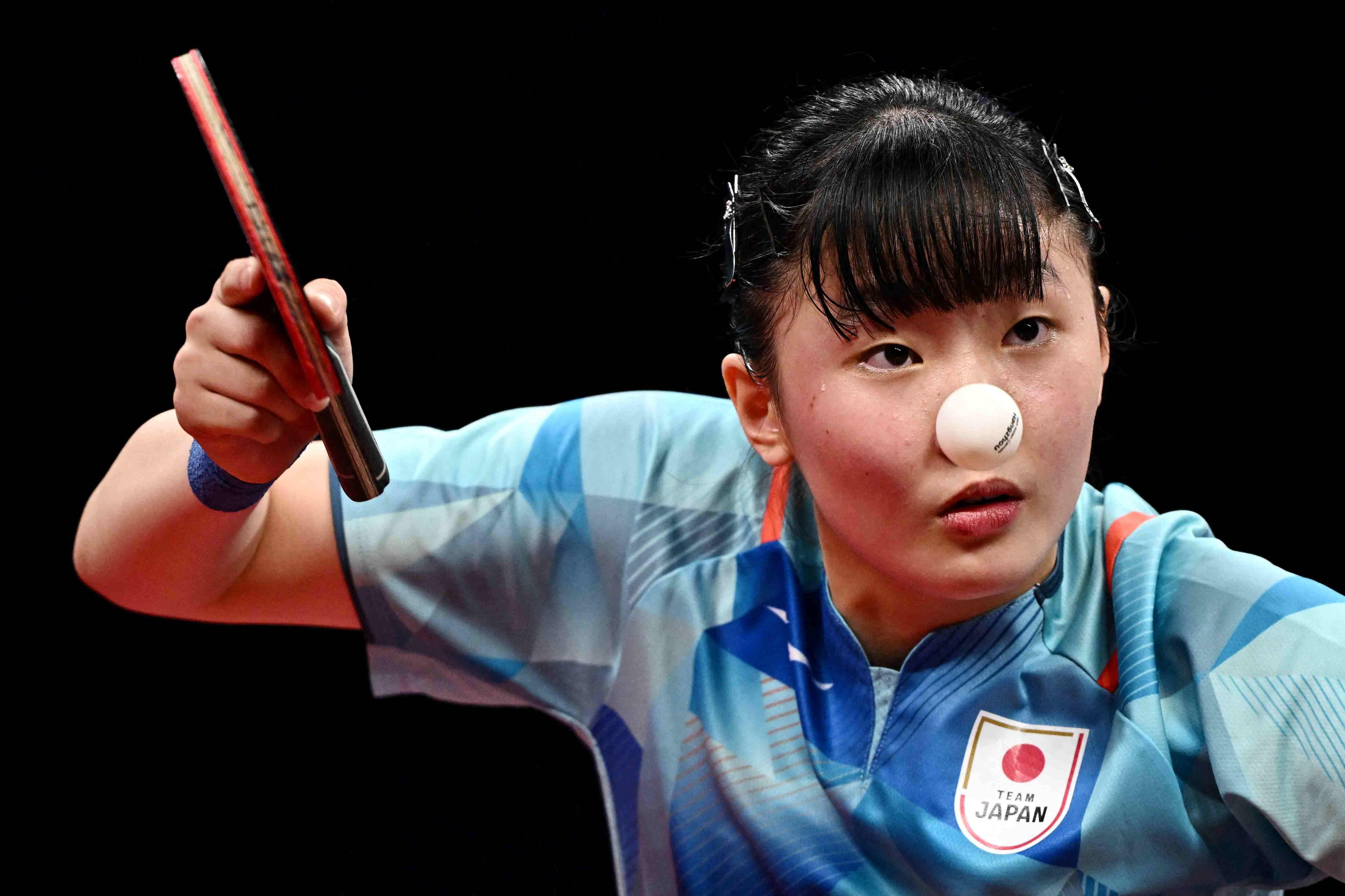 杭州亞運乒乓波女子團體決賽。(路透社)