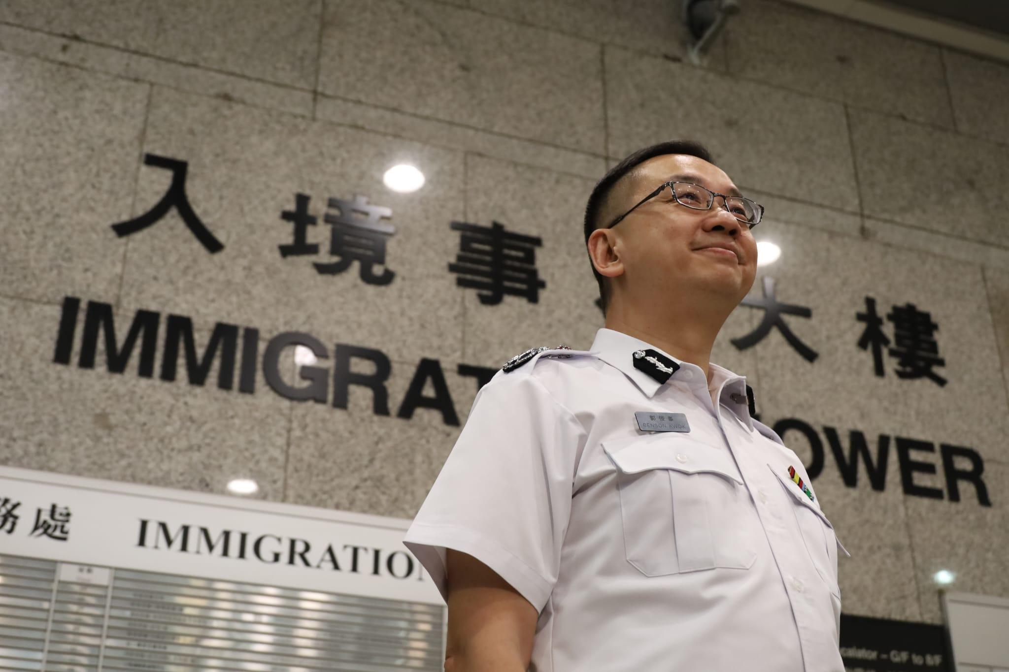 郭俊峯上任入境處處長 短期內推新措施提升簽發身份證處理能力