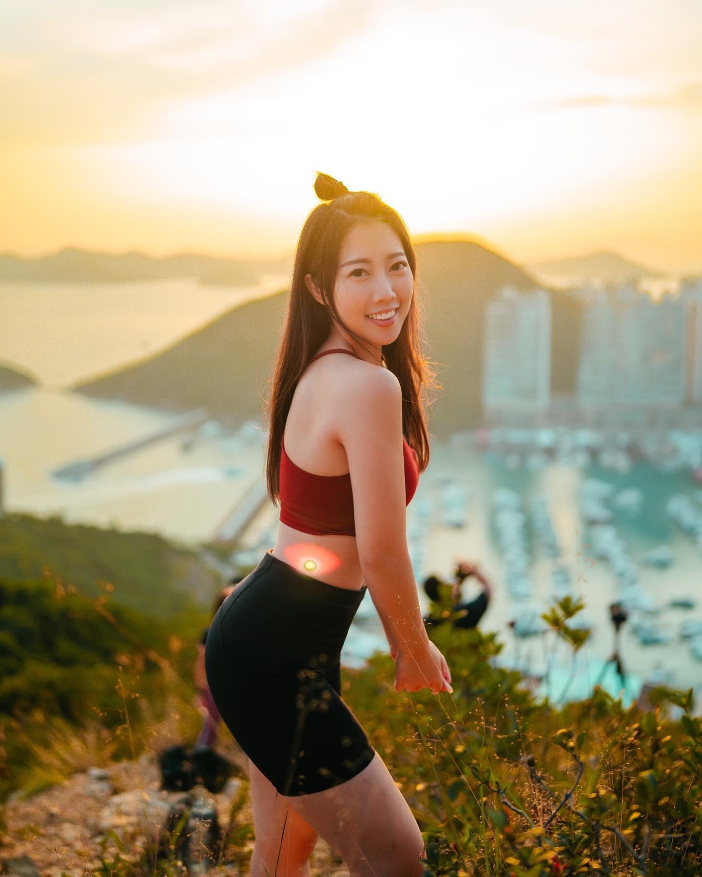 J2女神陳欣茵曾到南朗山行山(陳欣茵IG)