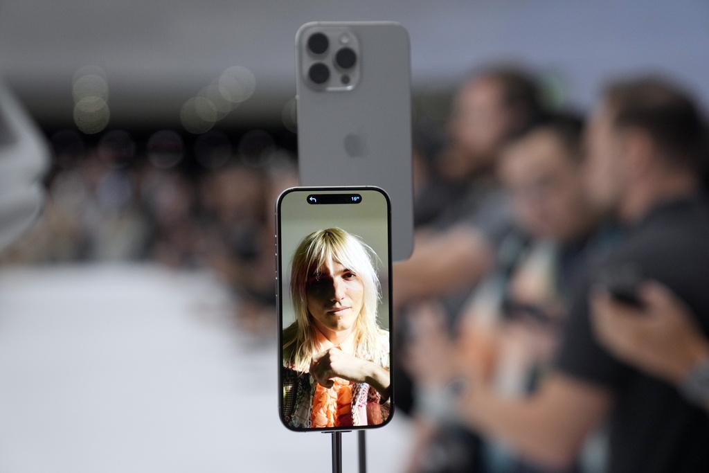 iPhone 15|蘋果舉行發布會,宣布推出iPhone 15及新Apple Watch等。(美聯社)