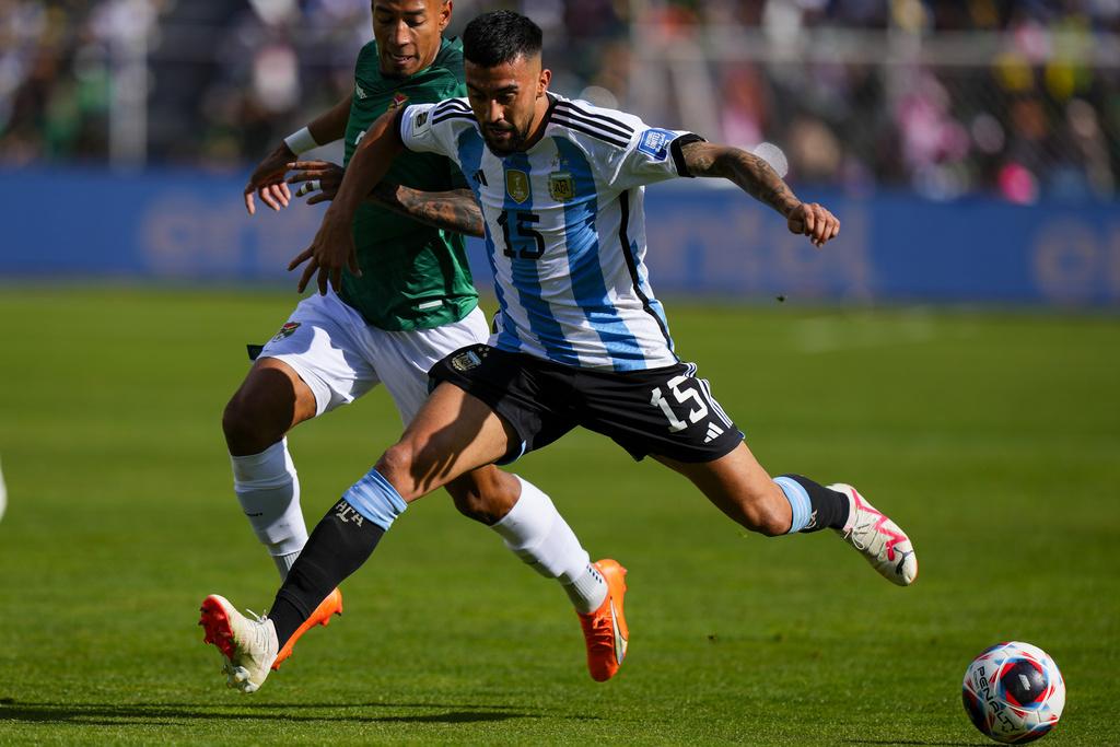 阿根廷作客3:0贏玻利維亞。(美聯社)
