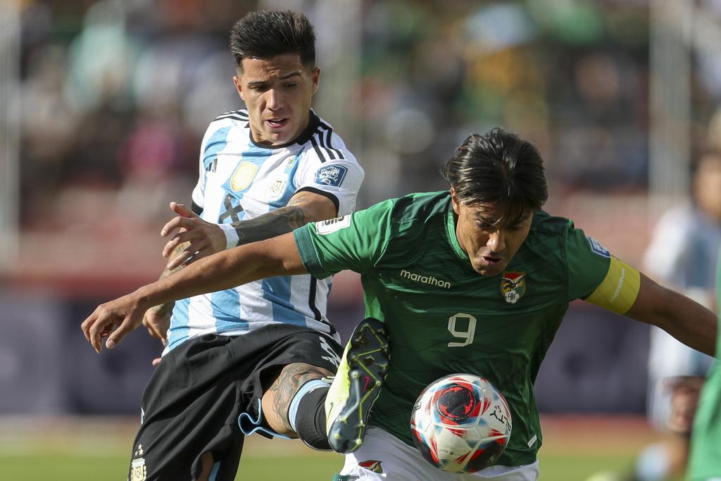 阿根廷作客3:0贏玻利維亞。(美聯社)