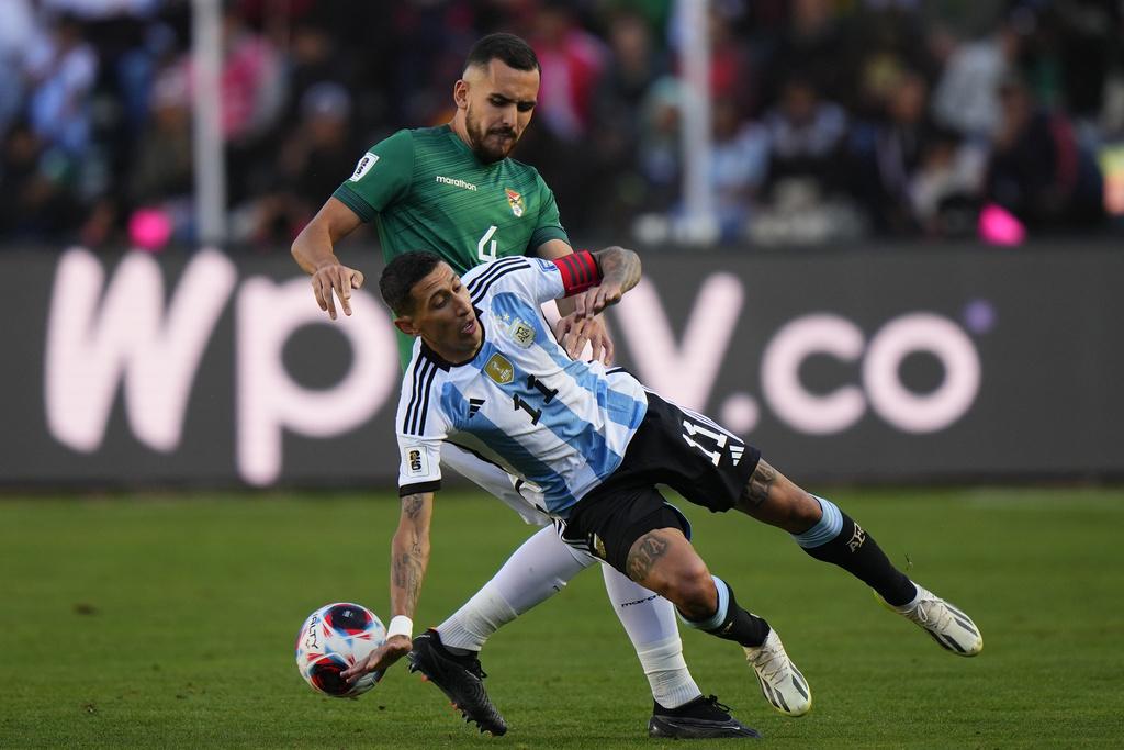 阿根廷作客3:0贏玻利維亞。(美聯社)