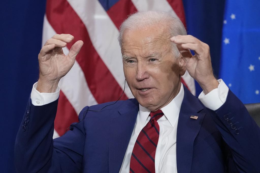 拜登出醜|拜登。(美聯社)