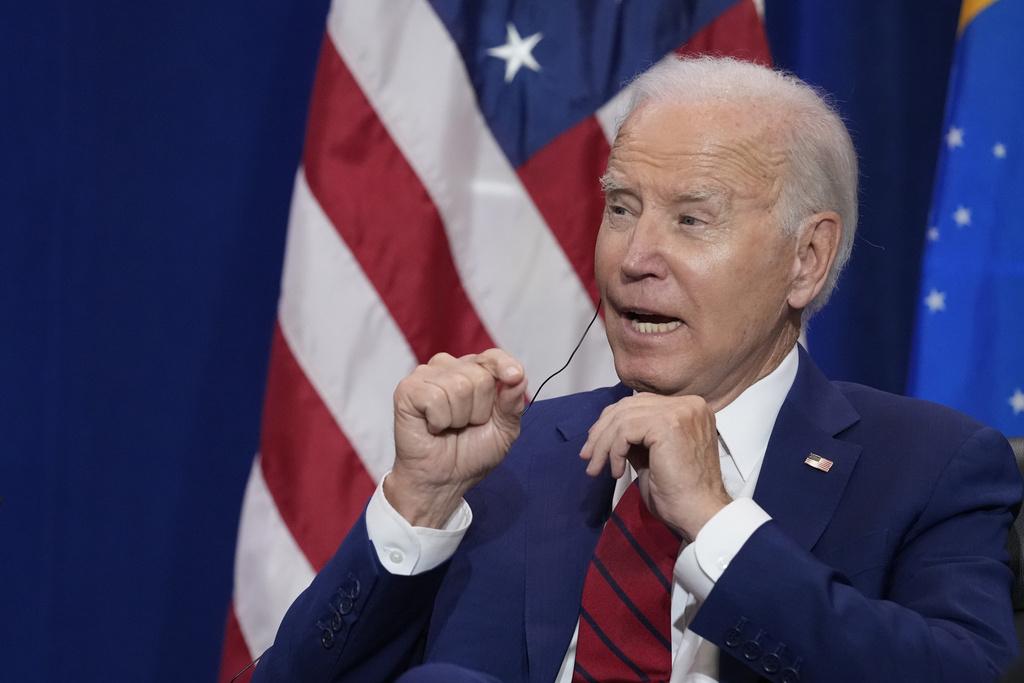 拜登出醜|拜登。(美聯社)