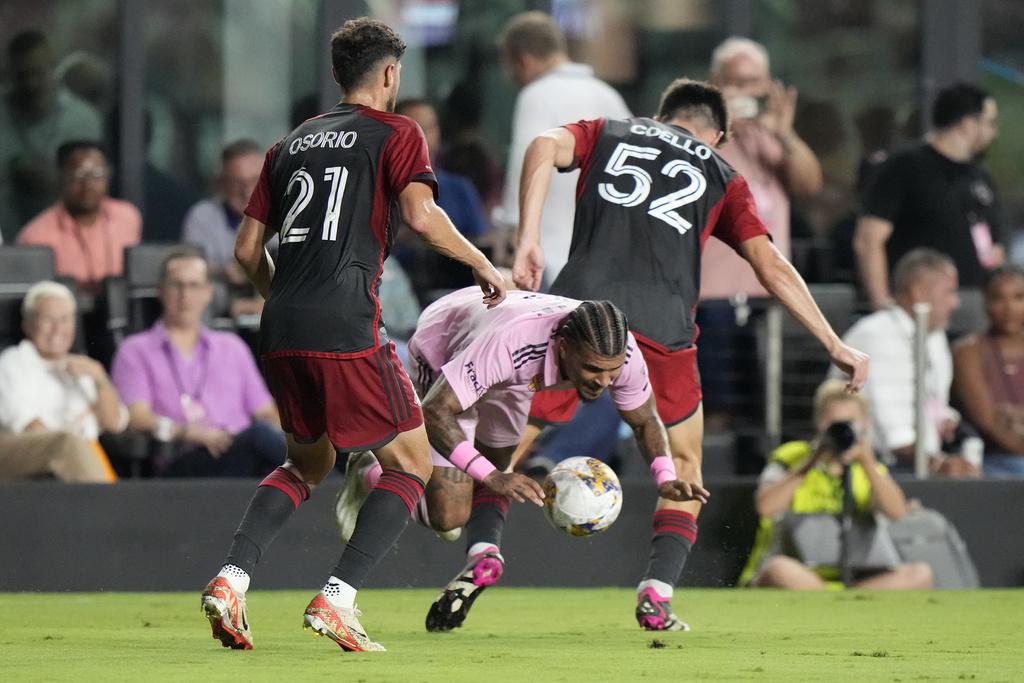 國際邁亞密在兩名星級球員傷出仍大勝多倫多。(美聯社)