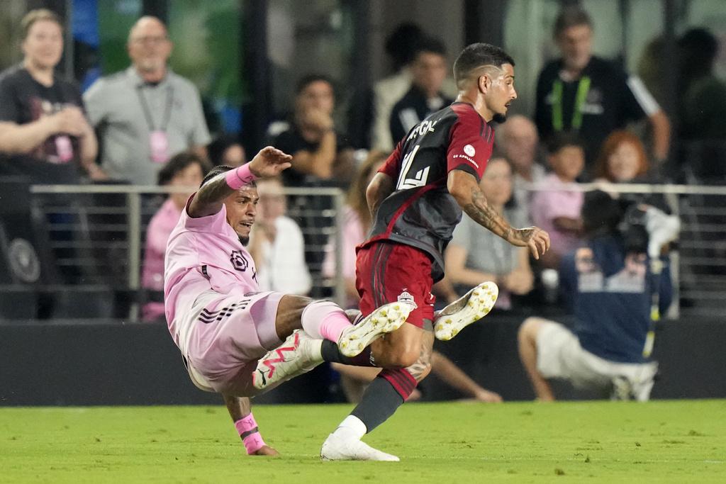 國際邁亞密在兩名星級球員傷出仍大勝多倫多。(美聯社)