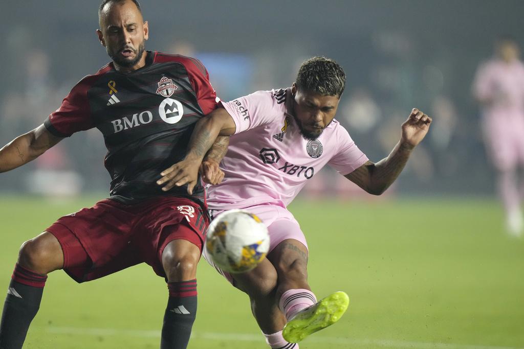 國際邁亞密在兩名星級球員傷出仍大勝多倫多。(美聯社)