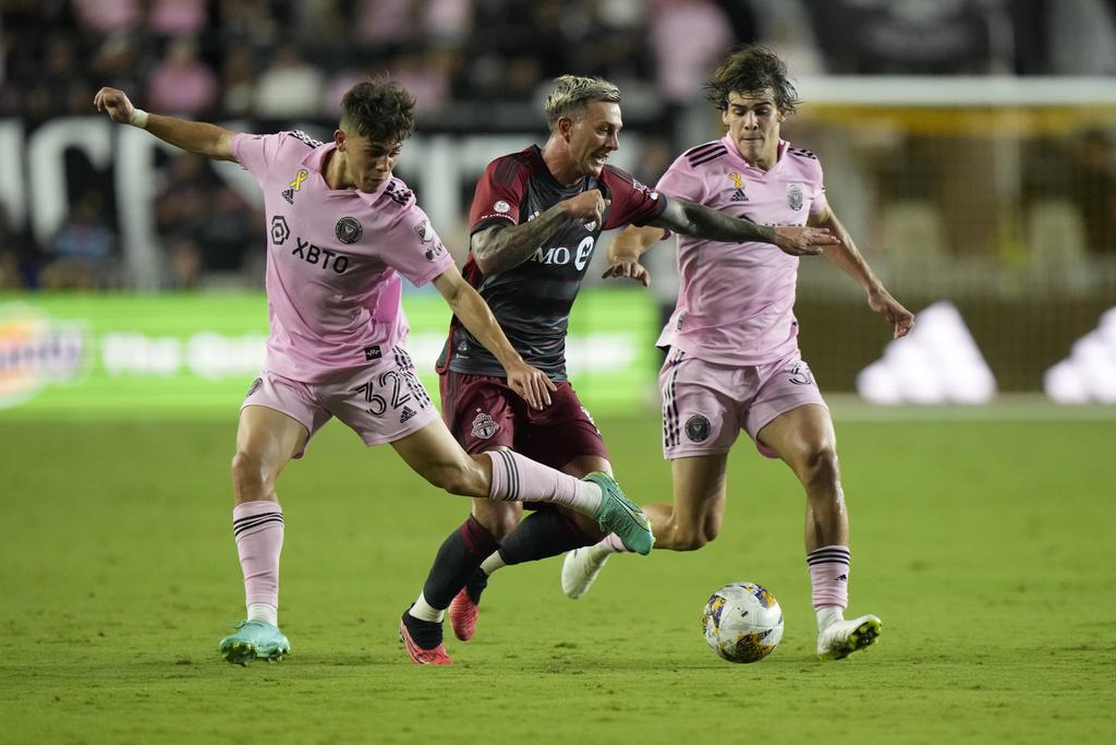 國際邁亞密在兩名星級球員傷出仍大勝多倫多。(美聯社)