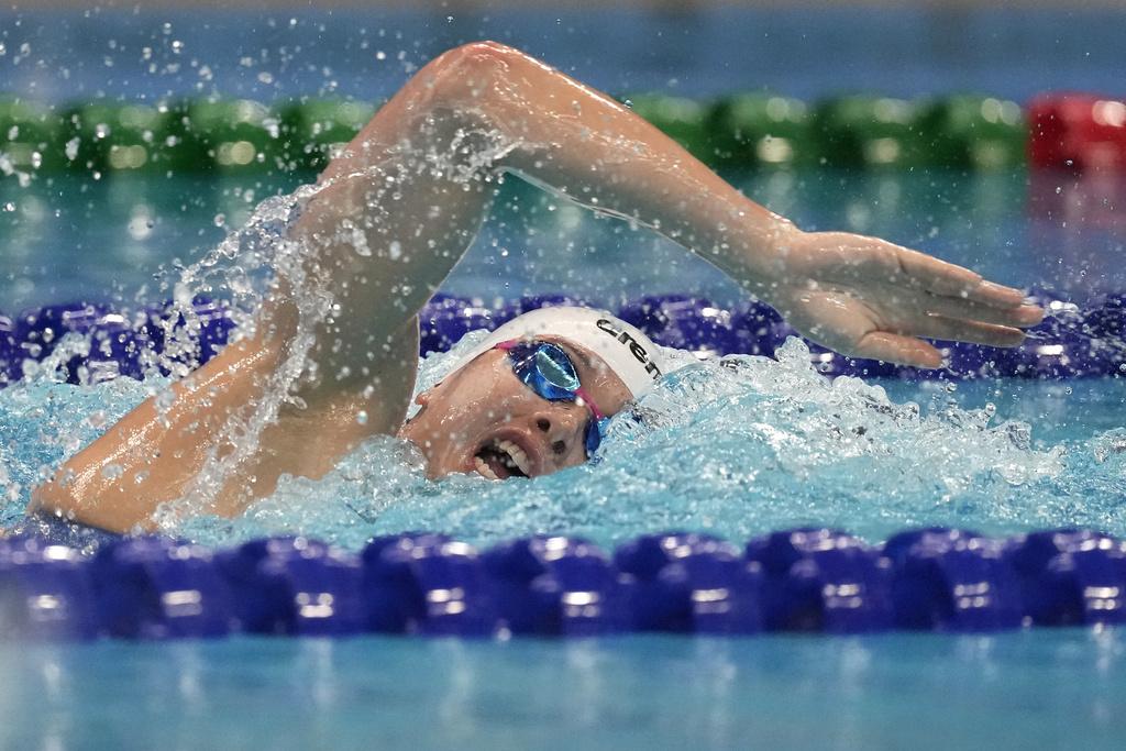 何詩蓓亞運200自游泳決賽(美聯社)