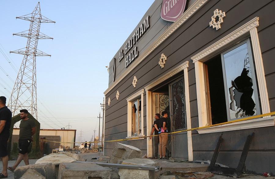 伊拉克婚禮大火