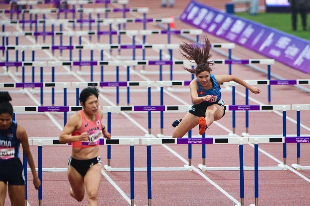 香港田徑代表盛楚殷。(港協暨奧委會圖片)