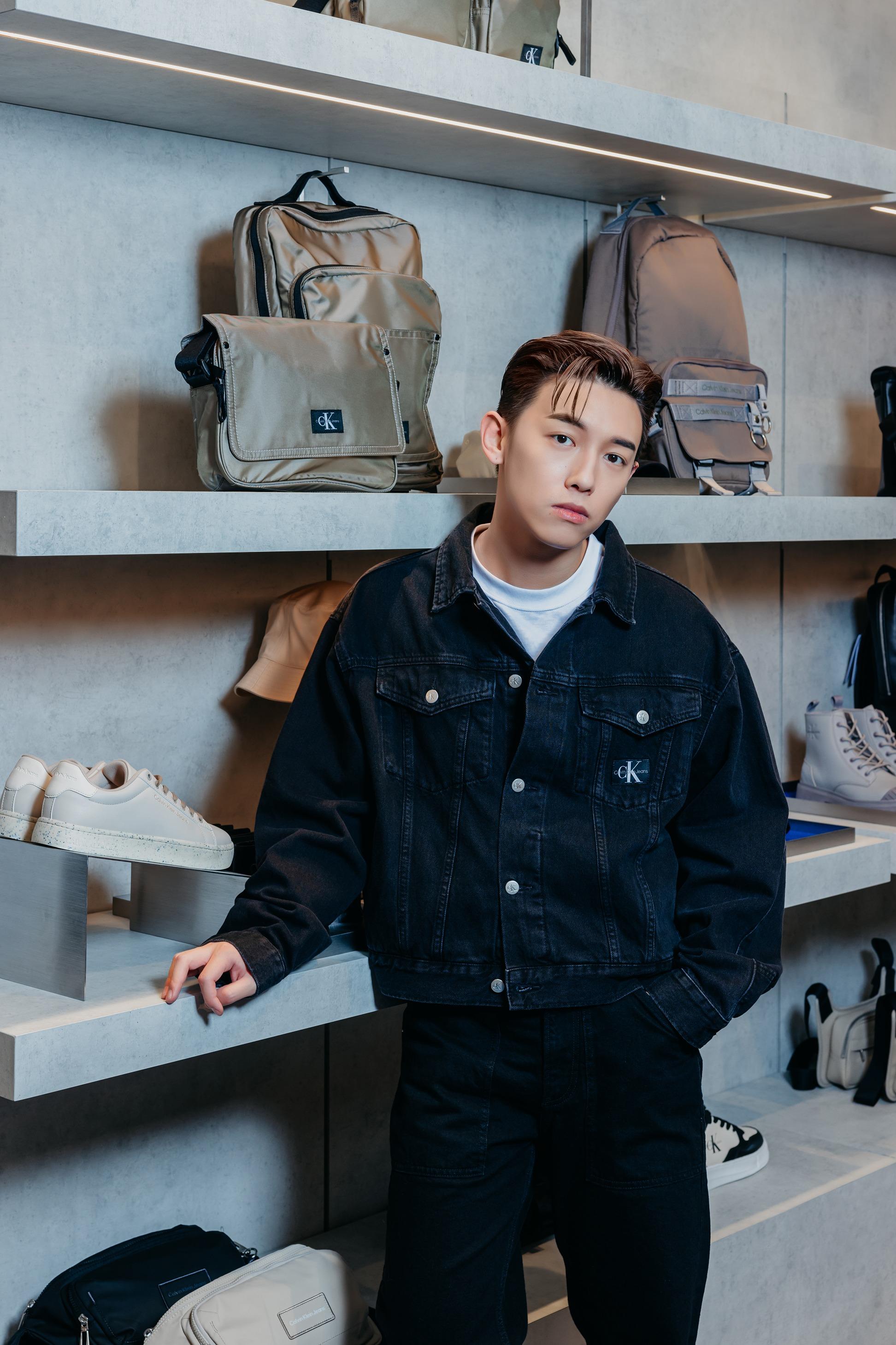 MC張天賦示範Calvin Klein秋季穿搭。