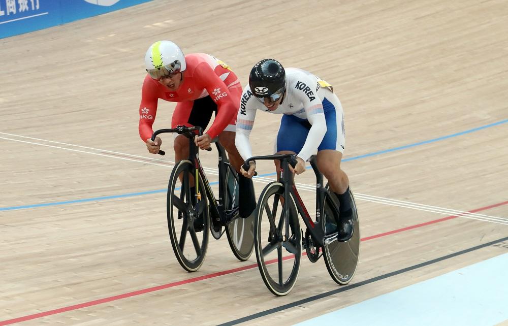 香港場地單車代表杜棹熙。(港協暨奧委會圖片)