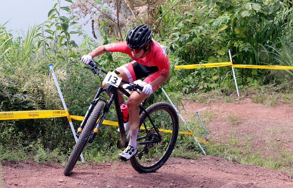 香港山地單車選手關旨君。(港協暨奧委會圖片)