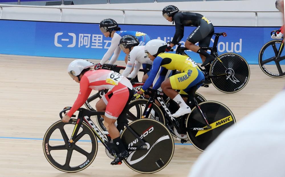 香港場地單車代表吳思穎。(港協暨奧委會圖片)