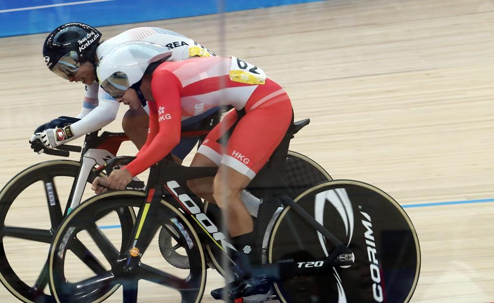 香港場地單車代表吳思穎。(港協暨奧委會圖片)