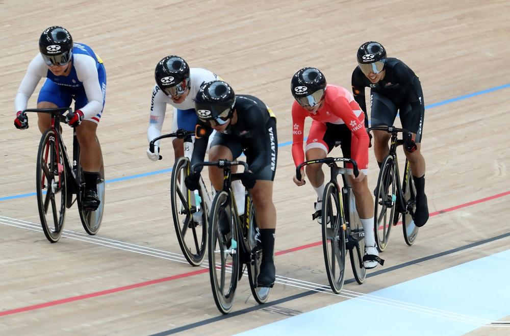香港場地單車代表楊礎搖。(港協暨奧委會圖片)