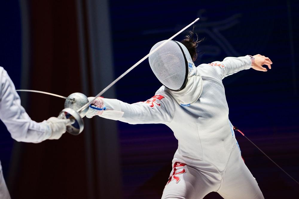 香港女子重劍隊四強贏日本。(港協暨奧委會圖片)