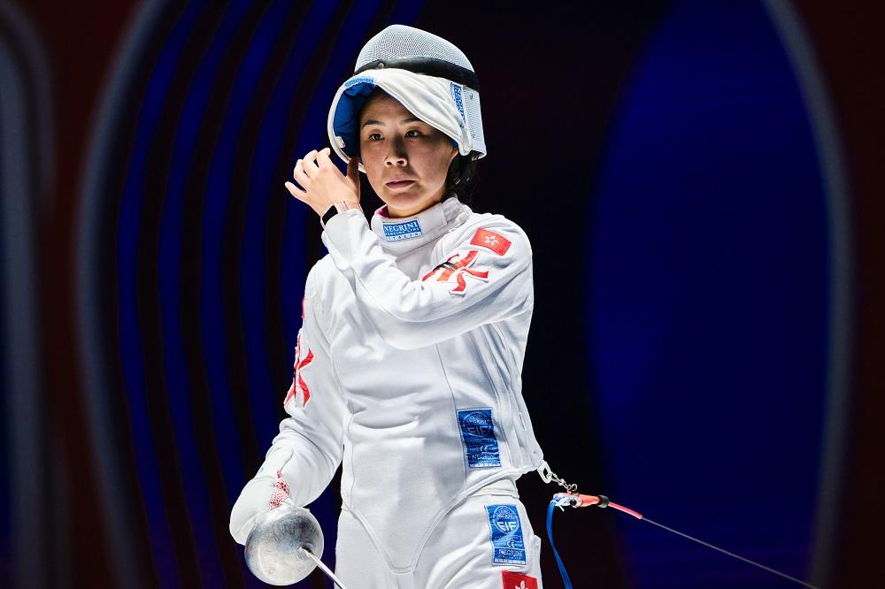 香港女子重劍代表佘繕妡。(港協暨奧委會圖片)