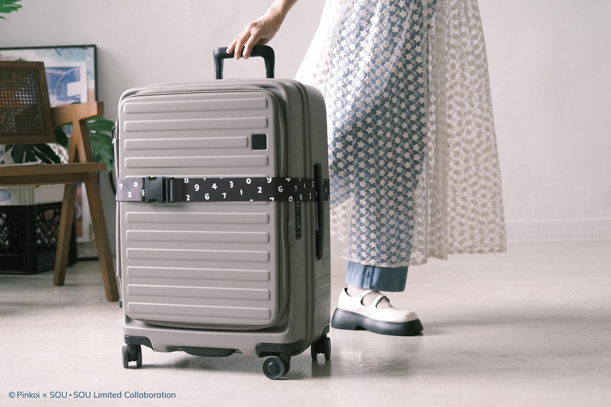 Fingers Work【Pinkoi x SOU.SOU】行李帶 黑貓