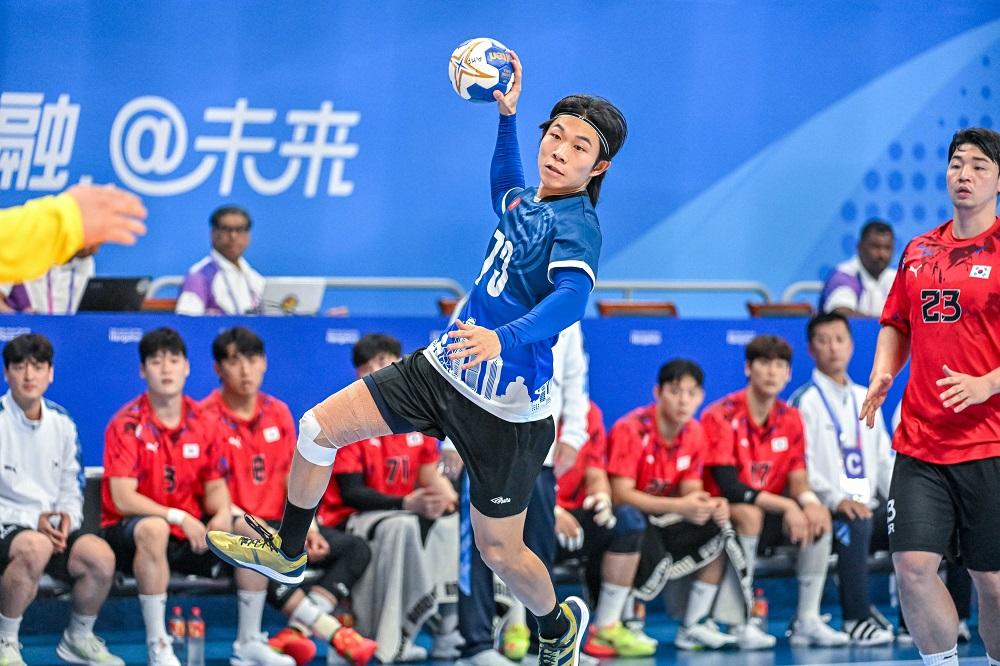 香港男子手球隊。(港協暨奧委會圖片)