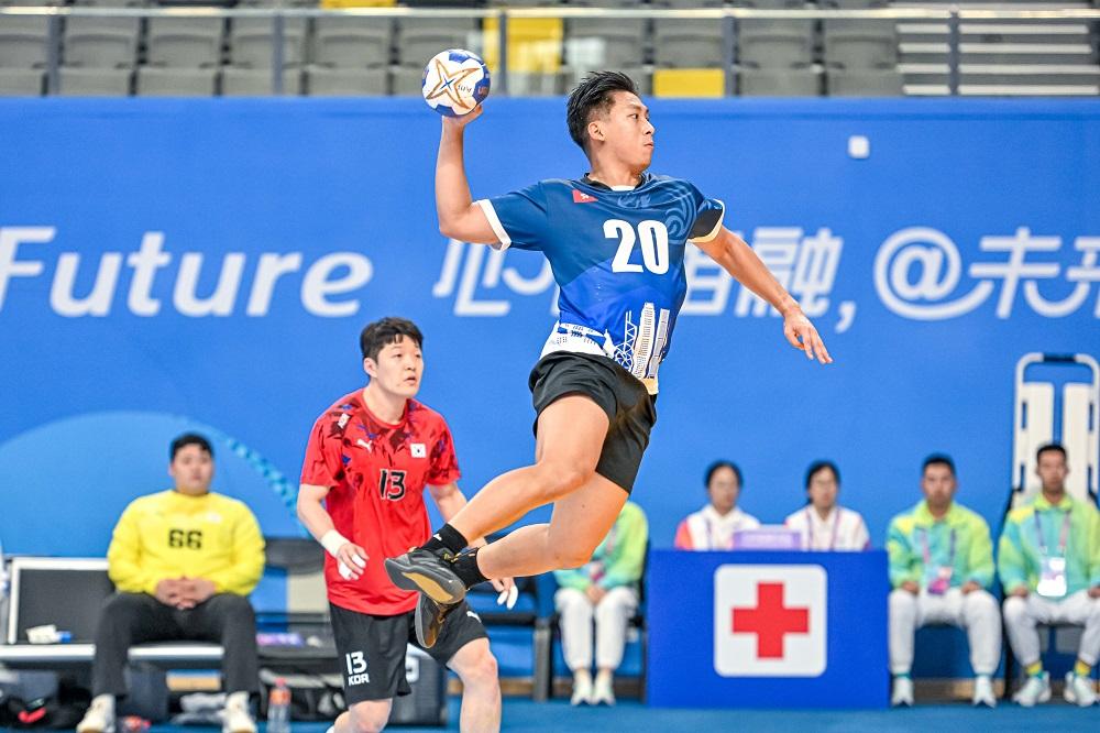 香港男子手球隊。(港協暨奧委會圖片)