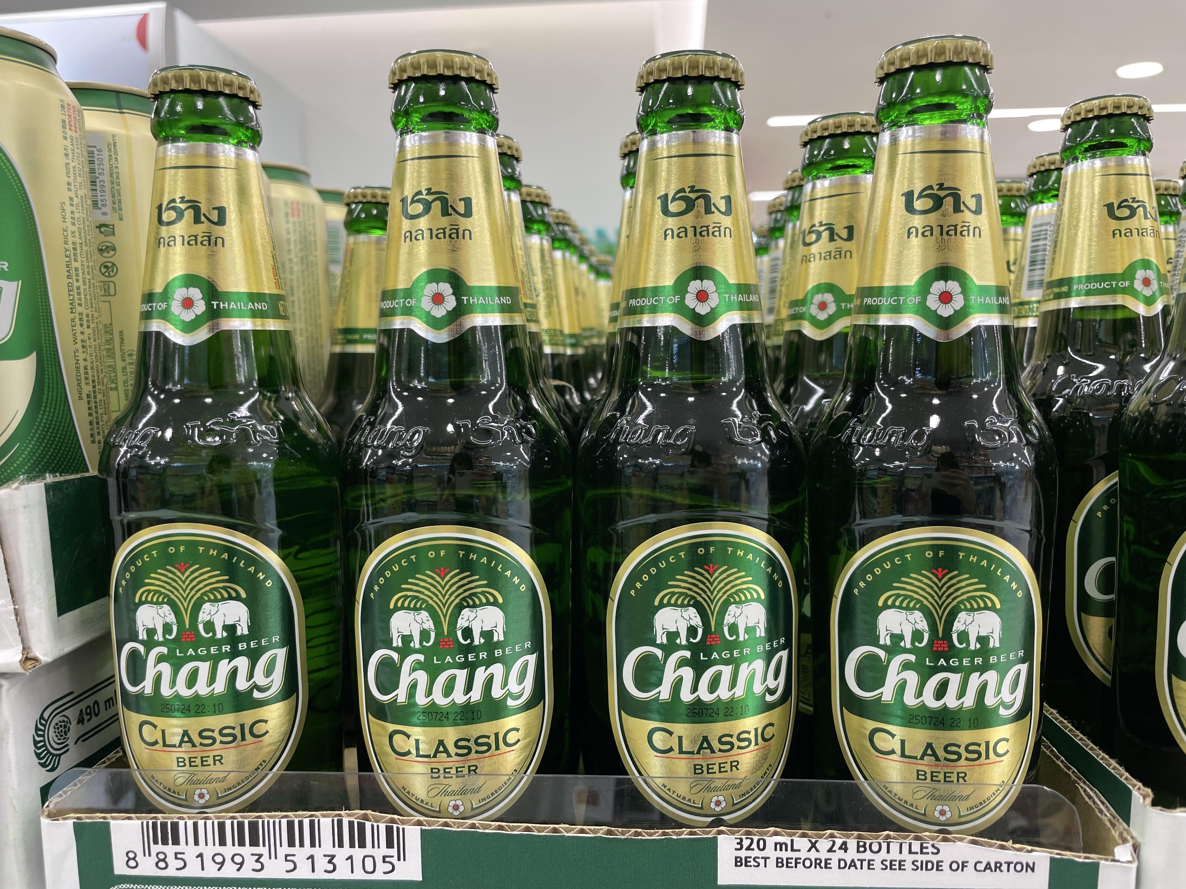 泰象啤樽裝 $18/3件