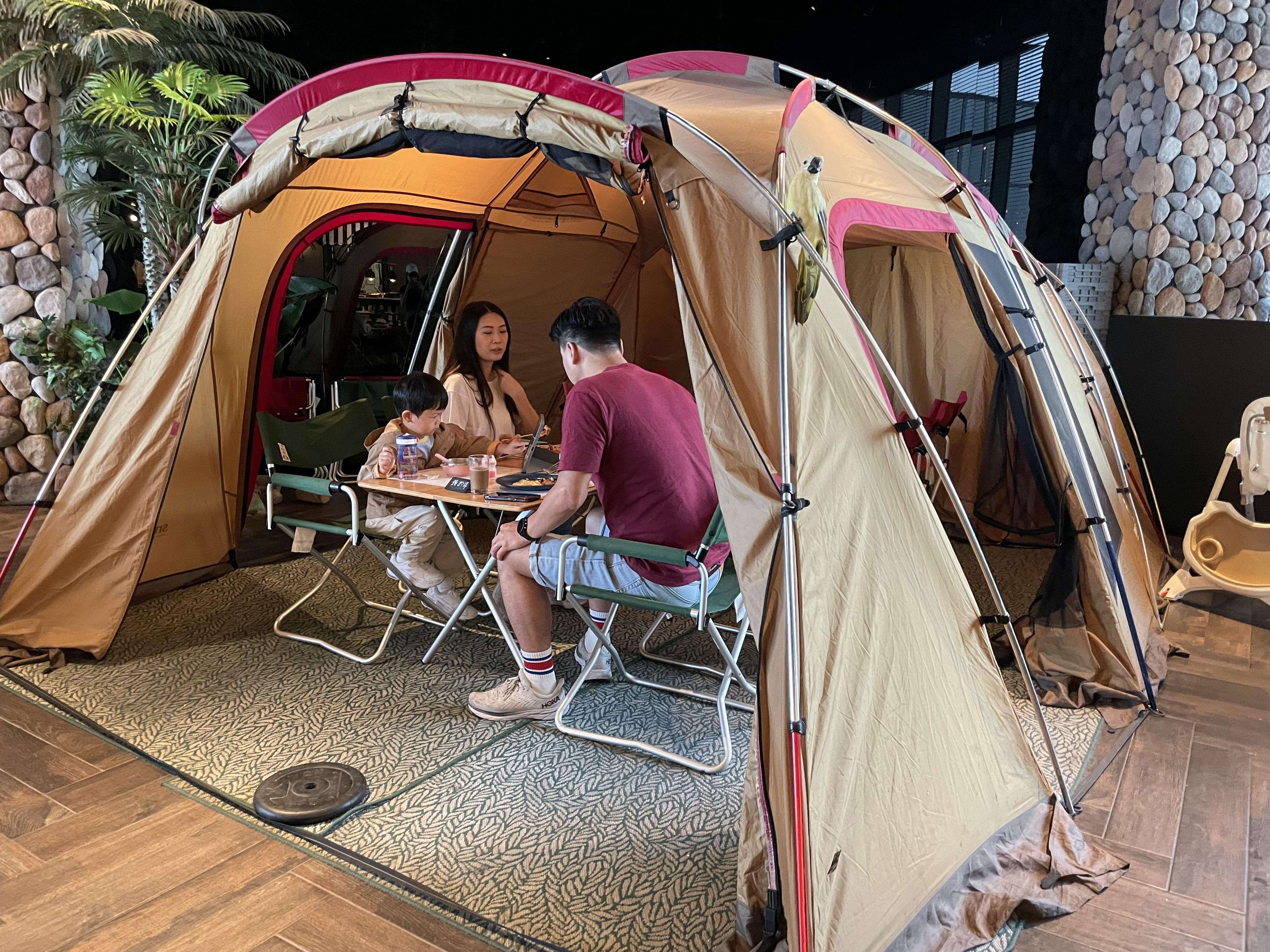 BBQ室內露營野餐區