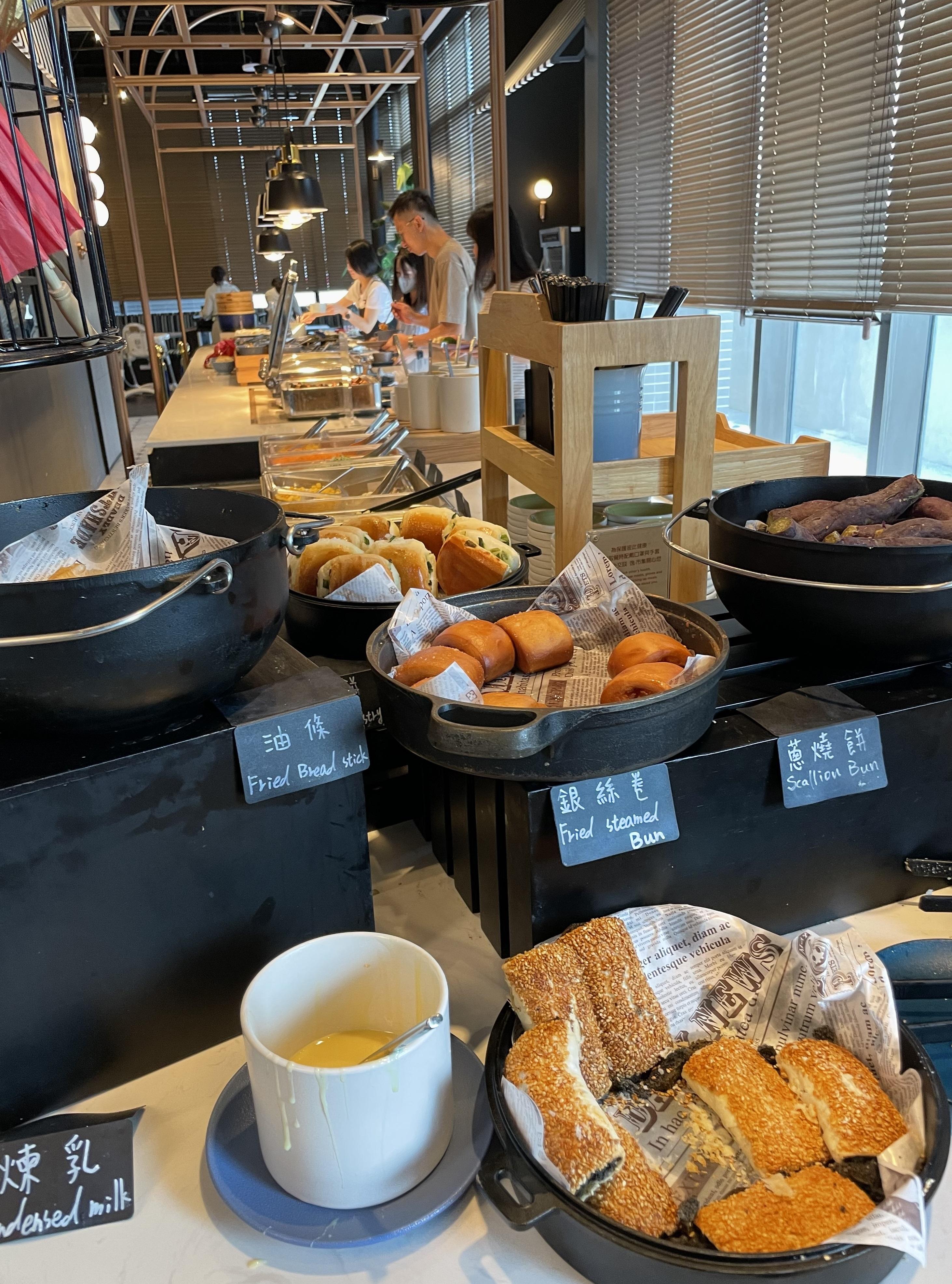 有不少台式早餐選擇。