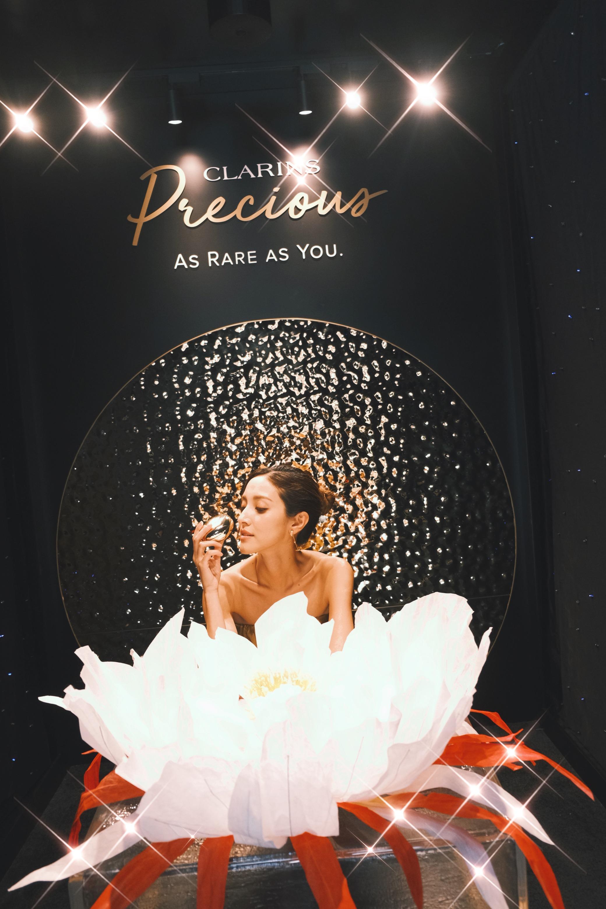 CLARINS珍稀凝時體驗館亮點|沉浸式月夜秘景