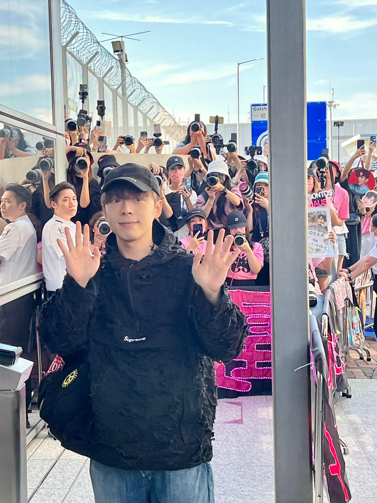 Edan自言冇執漏嘢,對旅程表示期待。