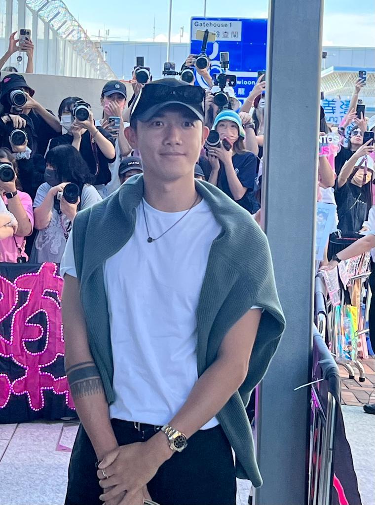 Stanley今日第一個抵埗,精神奕奕。