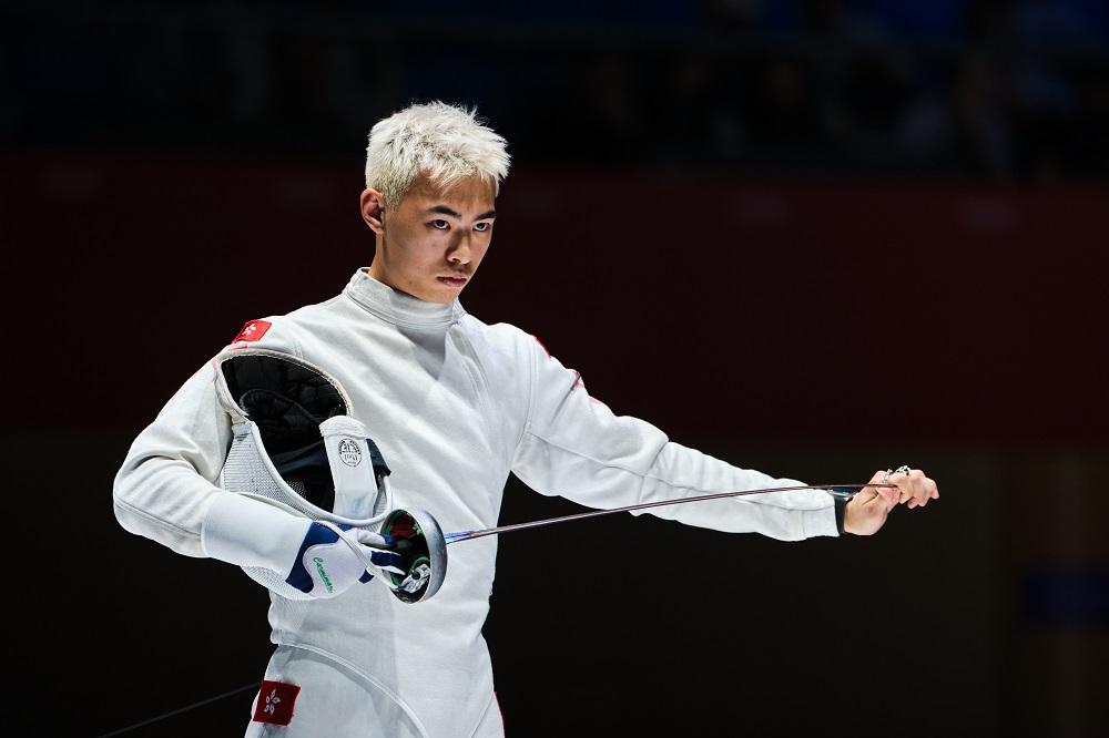 香港劍擊代表何瑋桁。(港協暨奧委會圖片)