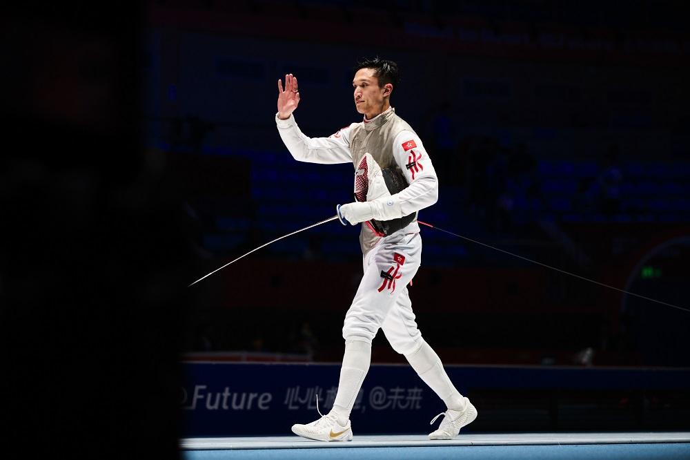 香港劍擊代表蔡俊彥。(港協暨奧委會圖片)