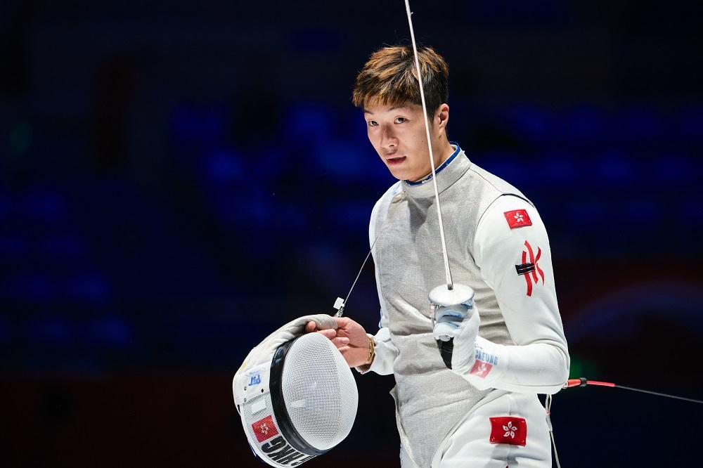 香港劍擊代表張家朗。(港協暨奧委會圖片)