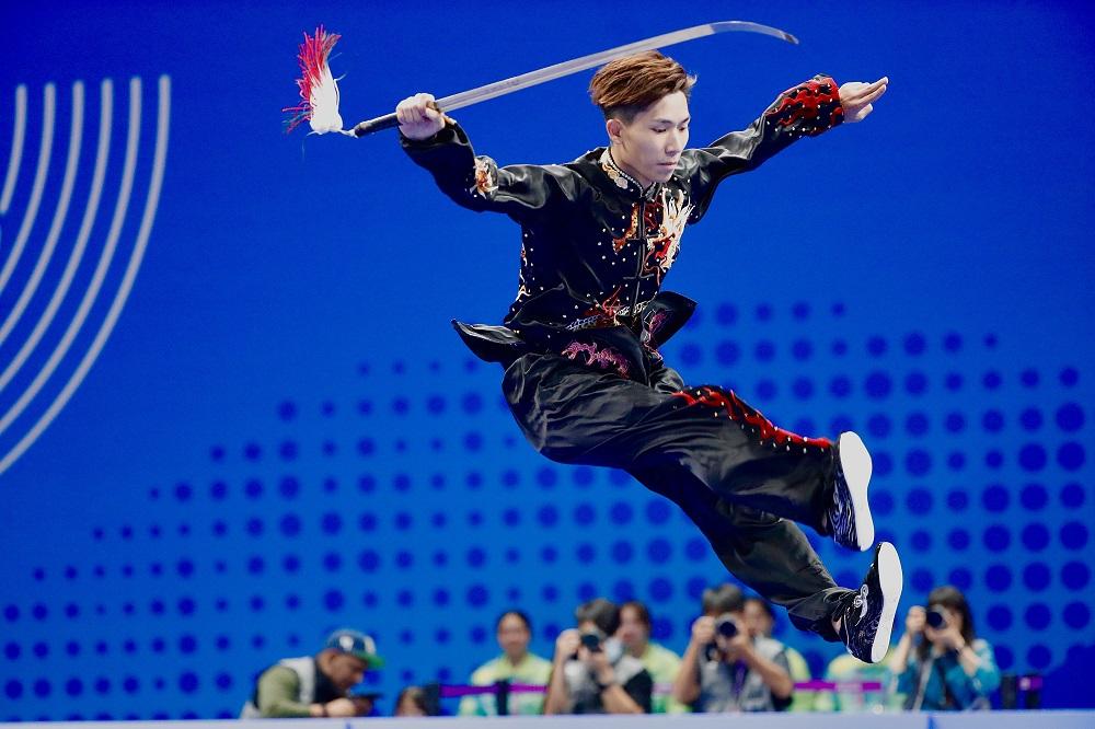 香港武術代表許得恩。(港協暨奧委會圖片)