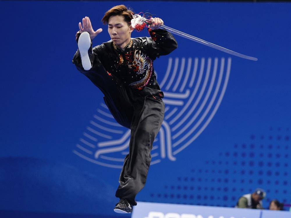 香港武術代表許得恩。(港協暨奧委會圖片)