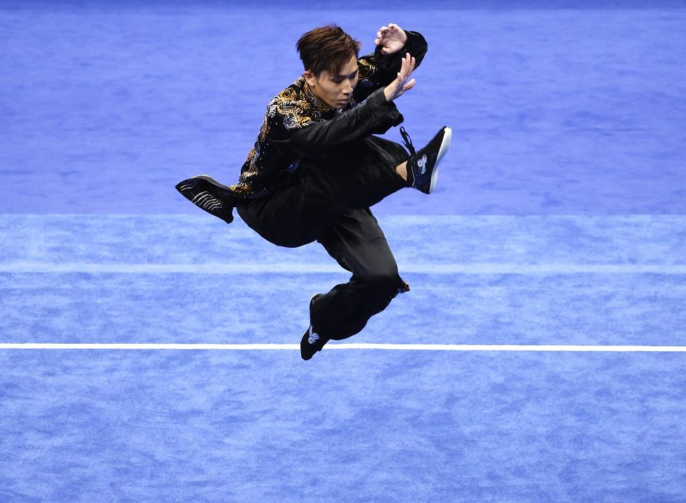 香港武術代表許得恩。(港協暨奧委會圖片)