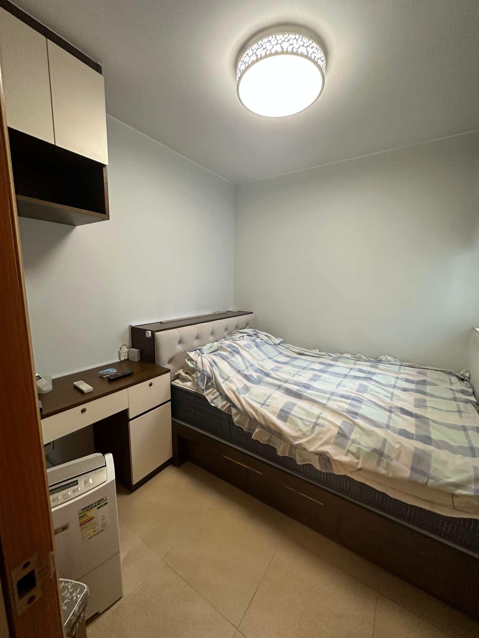 單位為兩房間隔,睡房面積算大。(代理提供)