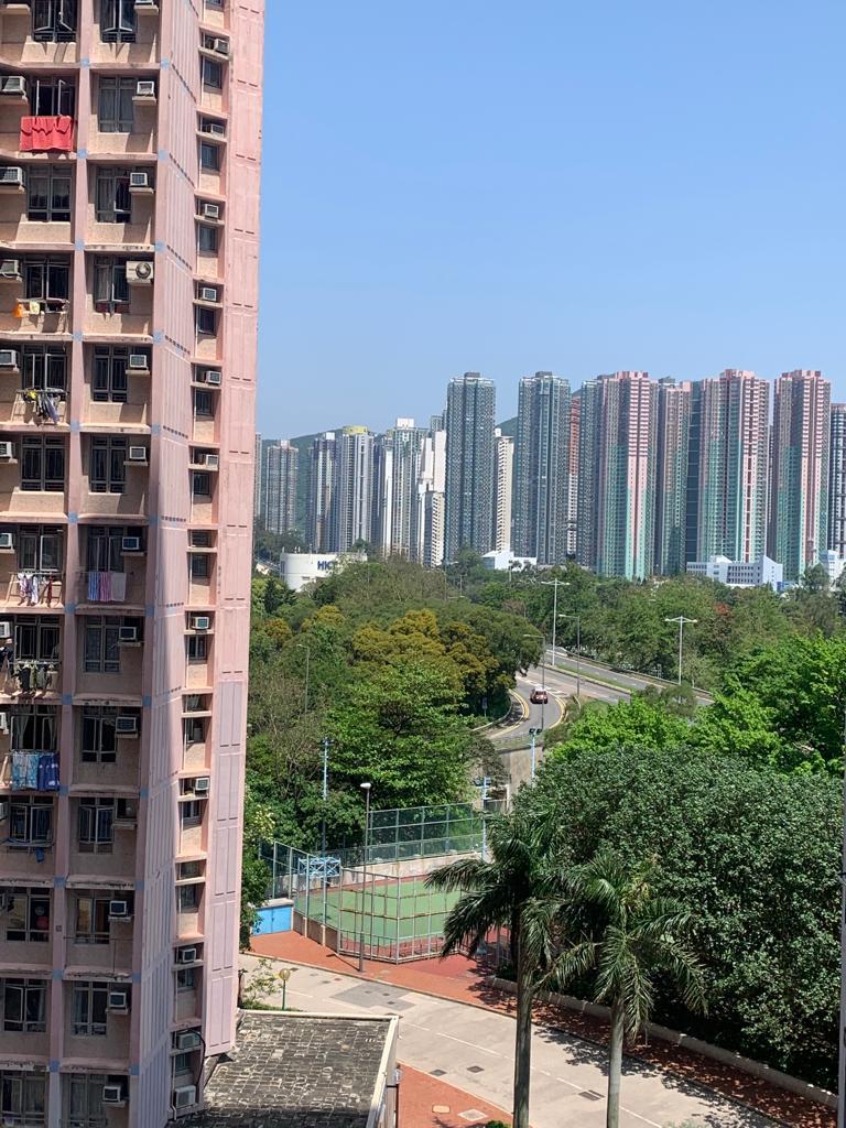 單位主要望園景及樓景,景致開揚。(代理提供)