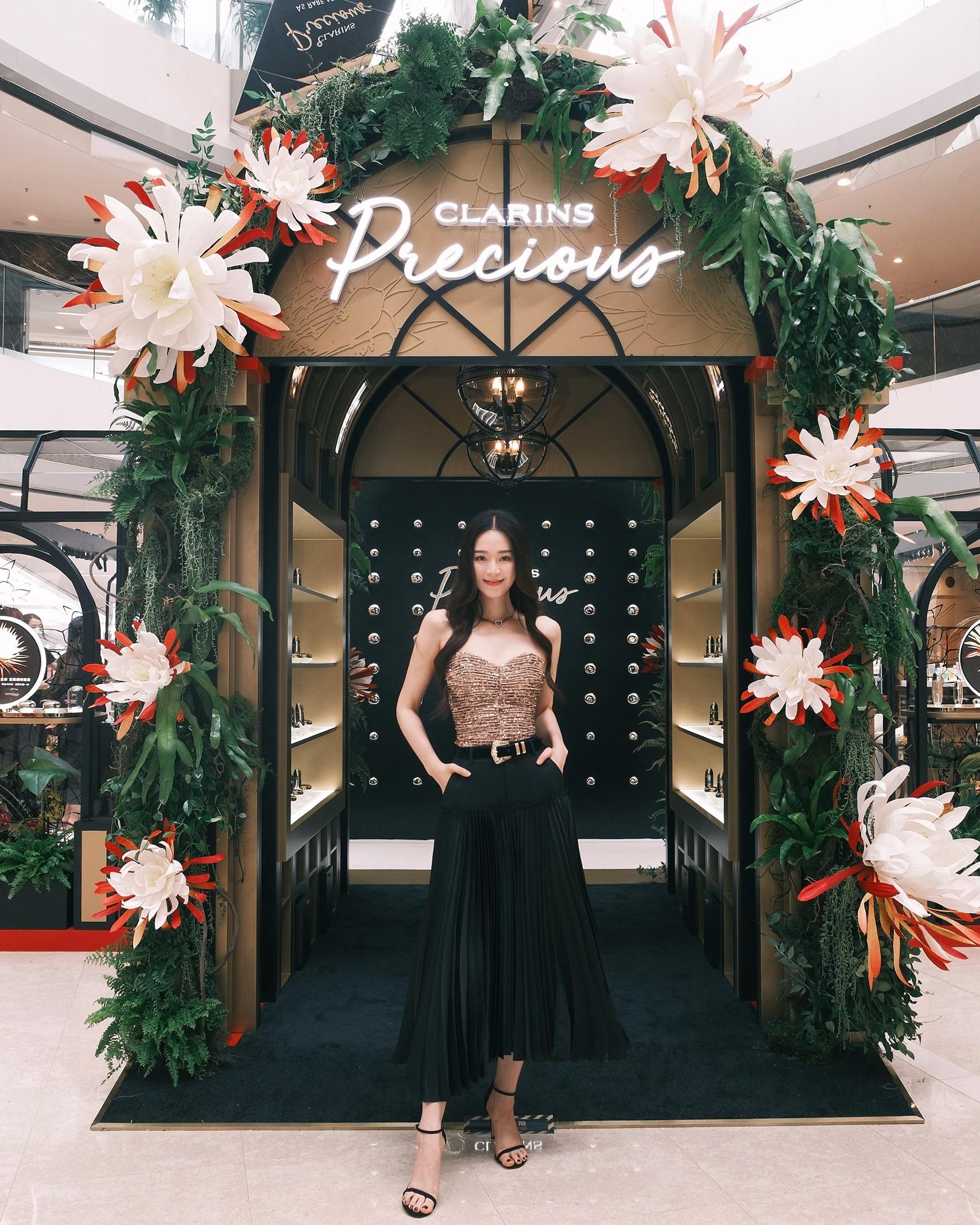 CLARINS珍稀凝時體驗館亮點|珍稀凝時拱廊