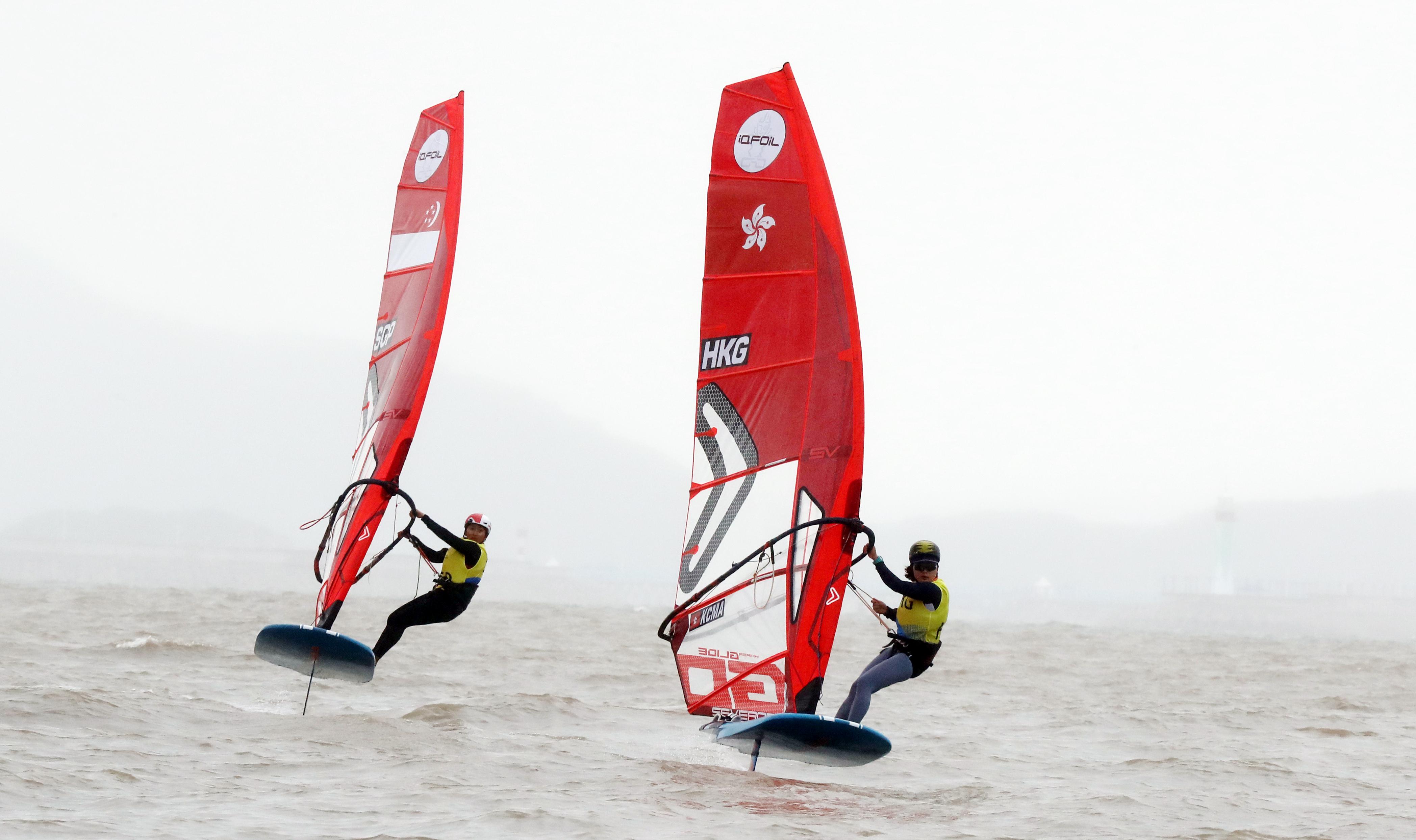 香港女子滑浪風帆iQFOiL代表馬君正。(港協暨奧委會圖片)
