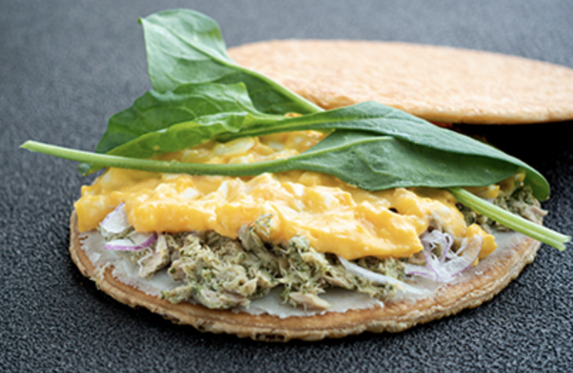 「Thon & Oeuf mayonnaise」(蛋沙律羅勒吞拿魚)(資料圖片)