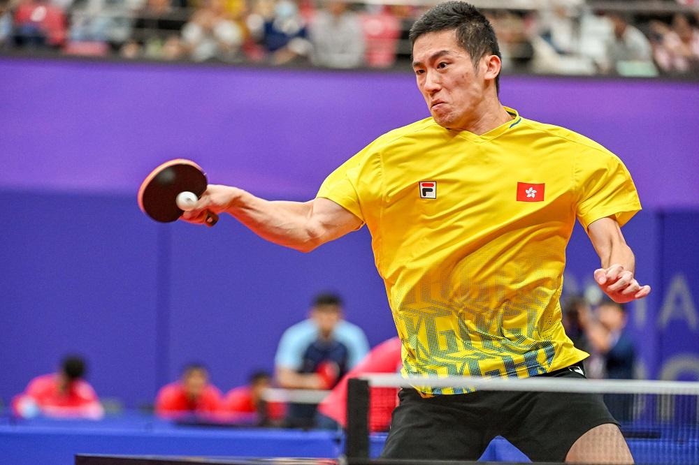 香港男子乒乓球代表林兆恒。(港協暨奧委會圖片)