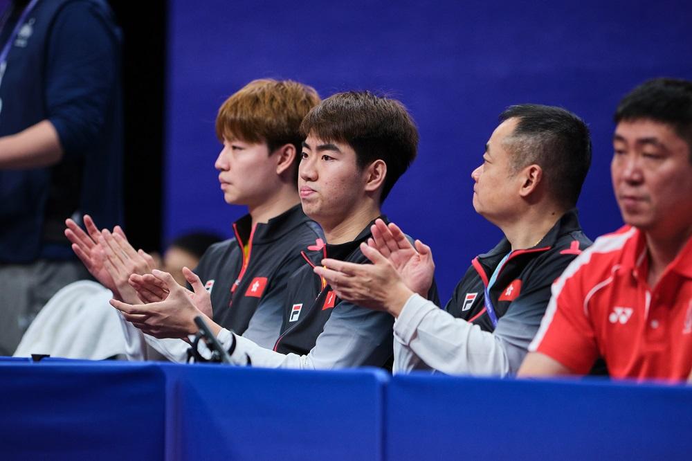 香港男子乒乓球代表姚鈞濤。(港協暨奧委會圖片)