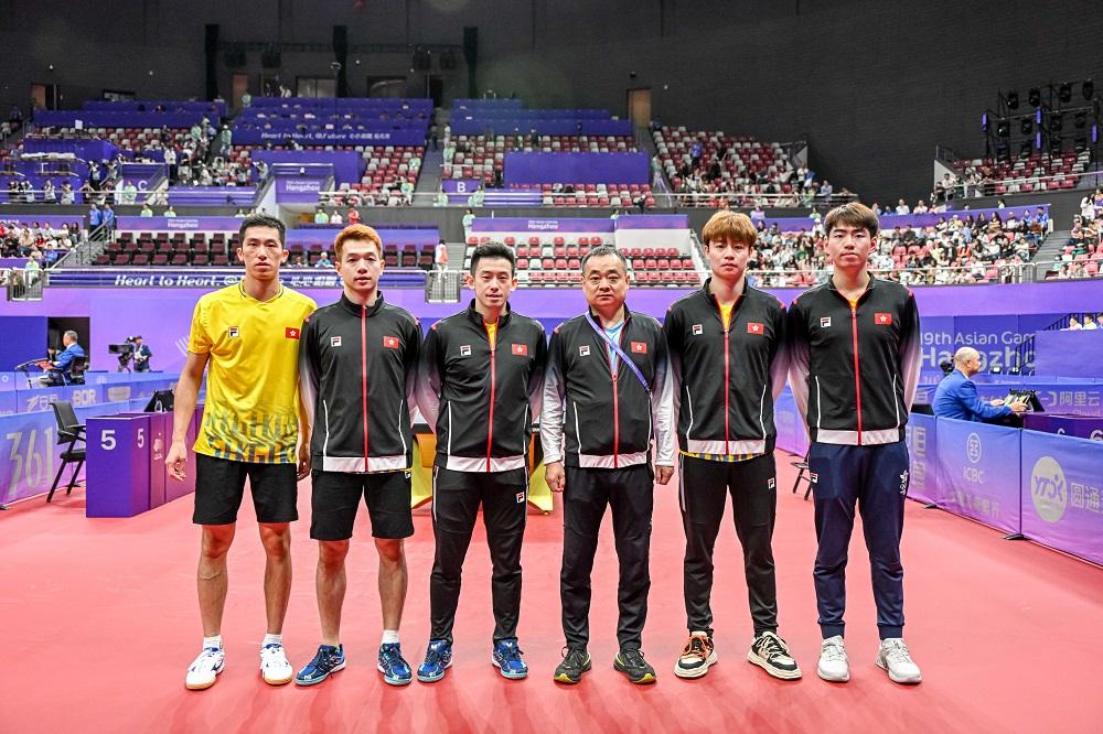 香港男子乒乓球隊。(港協暨奧委會圖片)